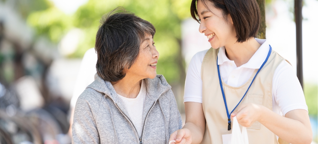 買い物の付き添いもお任せください